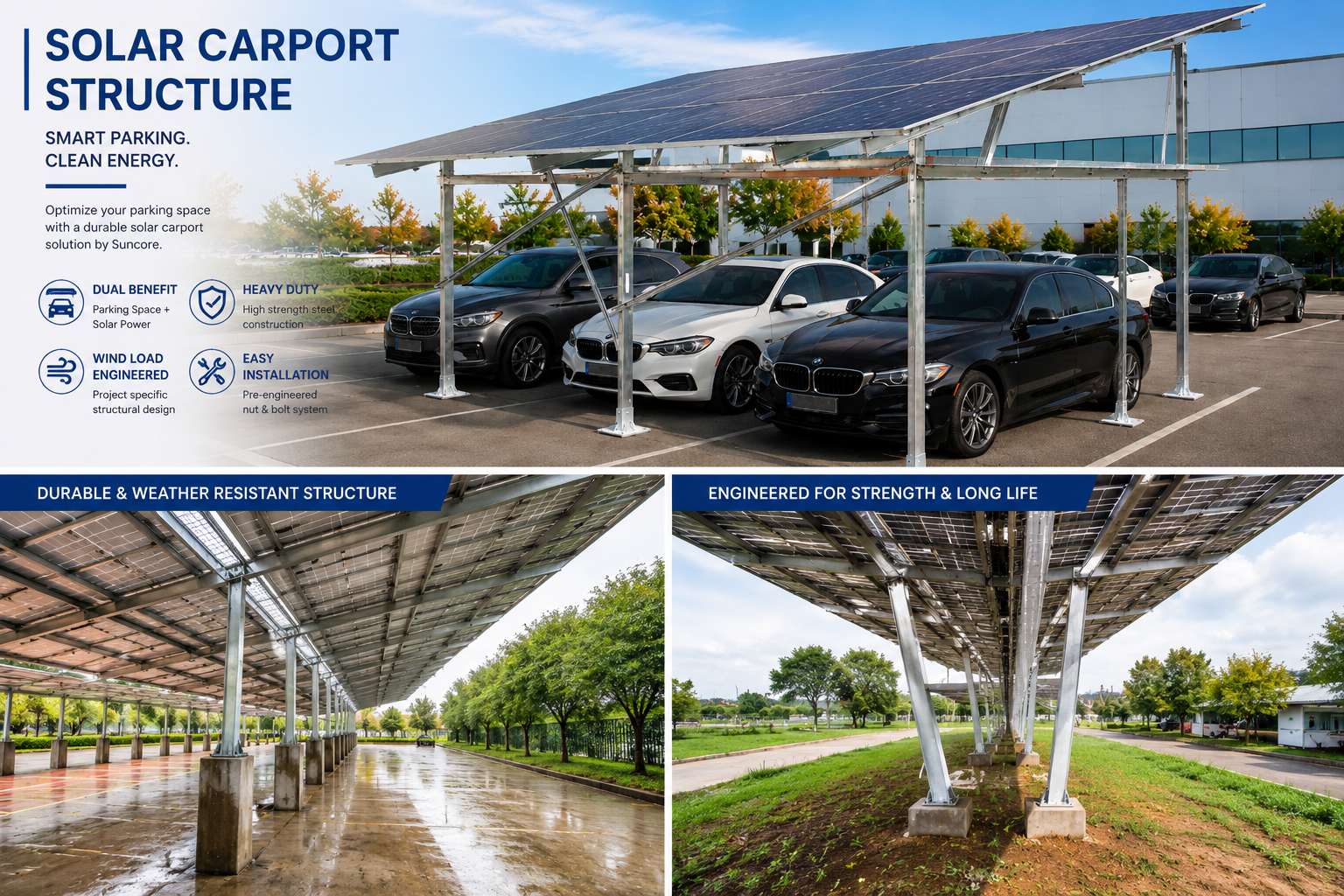 Solar Carport Structure