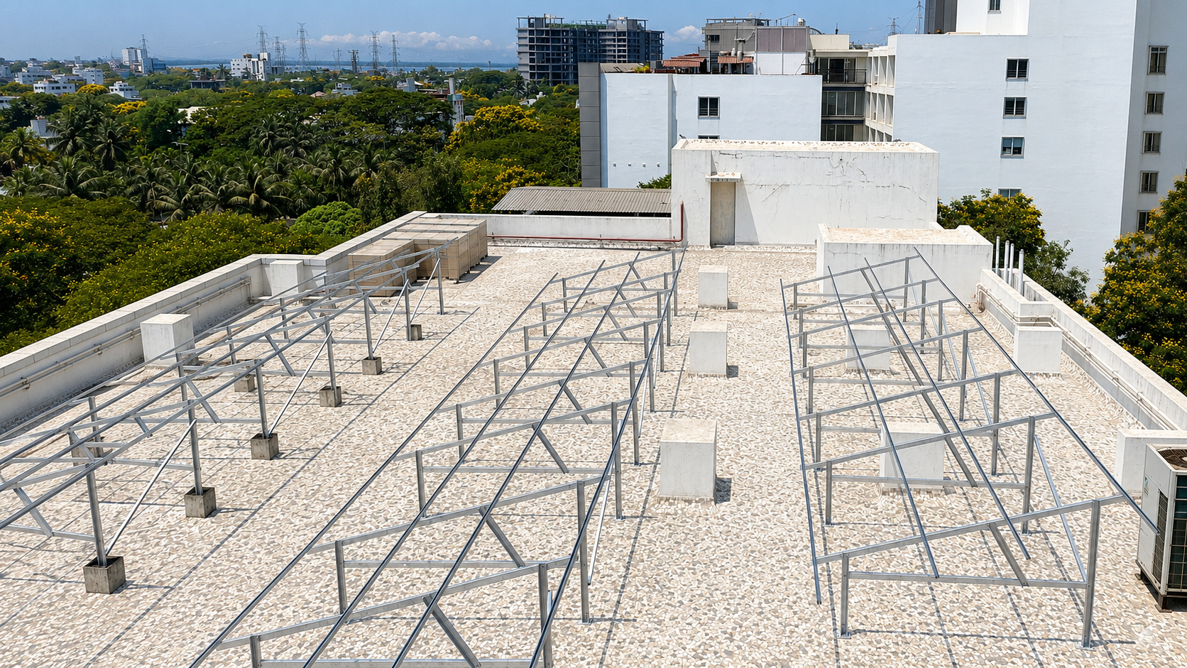 1 mtr Elevated Rooftop Structure